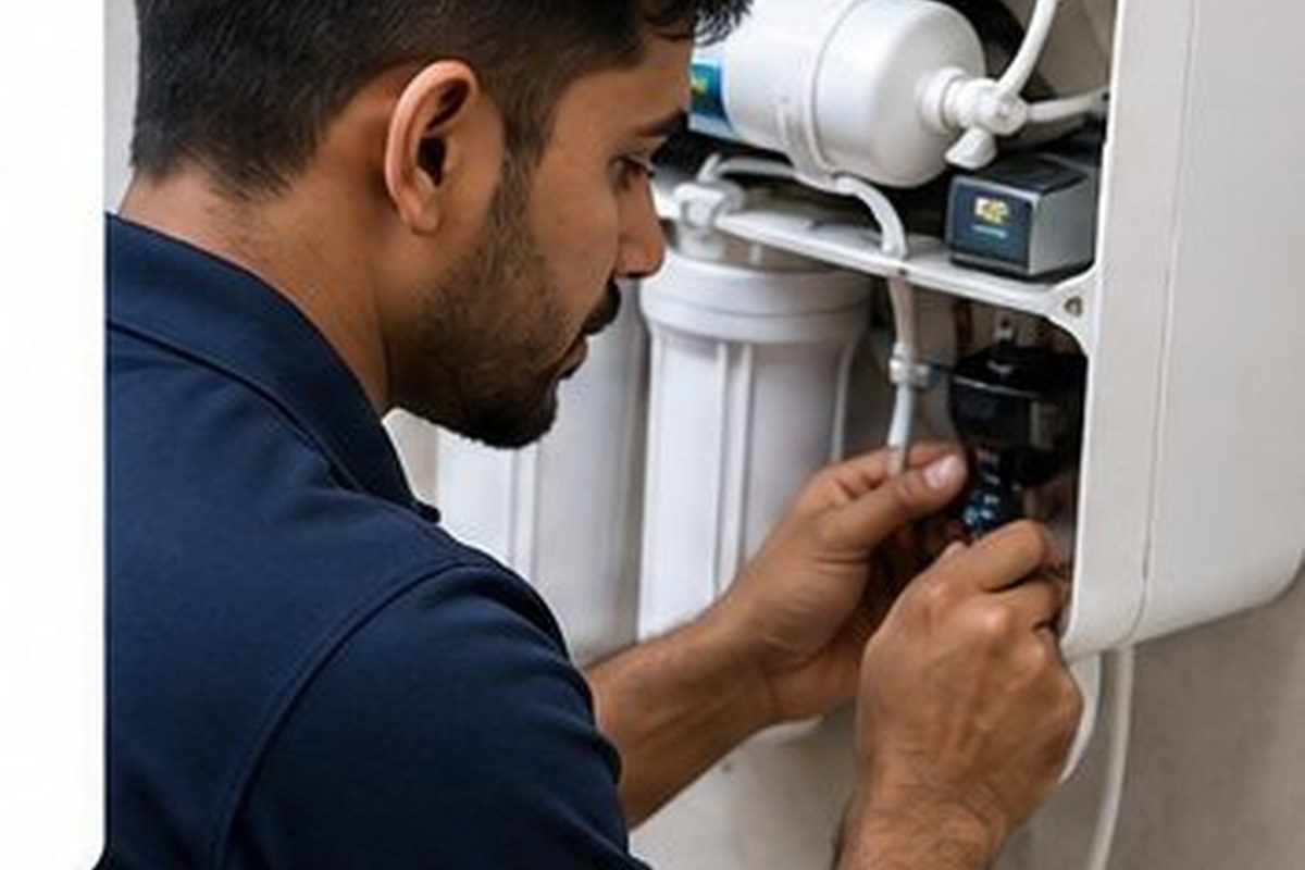 RO Water Leakage Repair service by technician